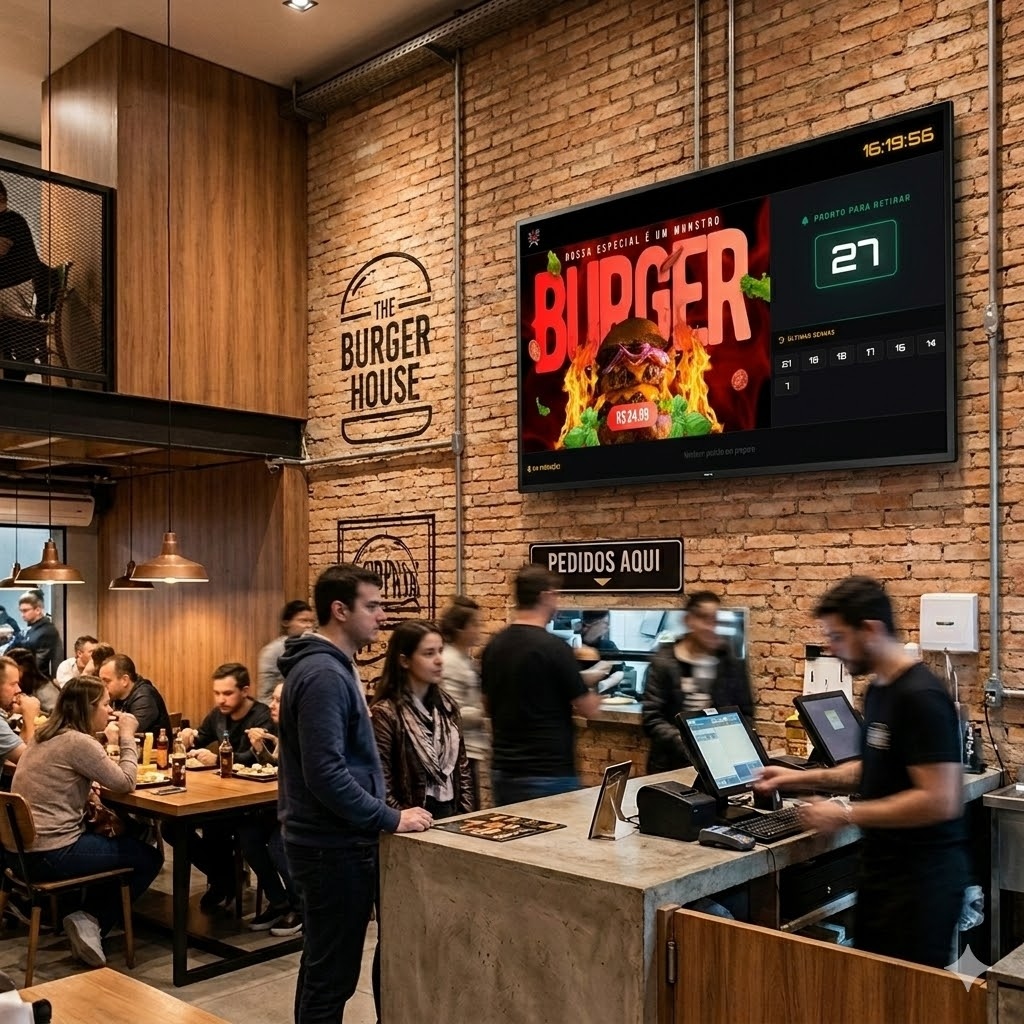 Painel de TV e Chamadas